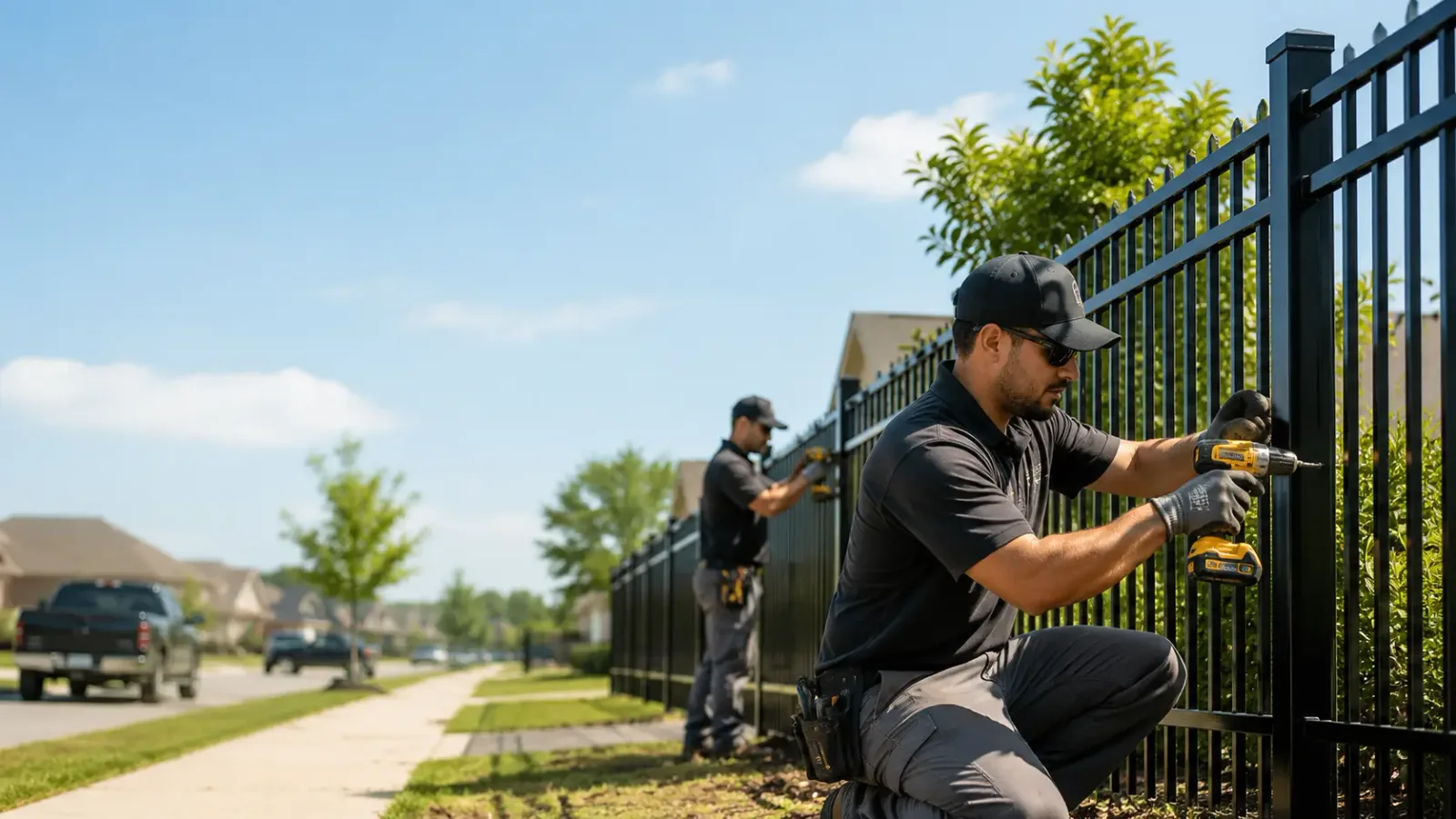 Metal Fence Installation in Iowa City, IA